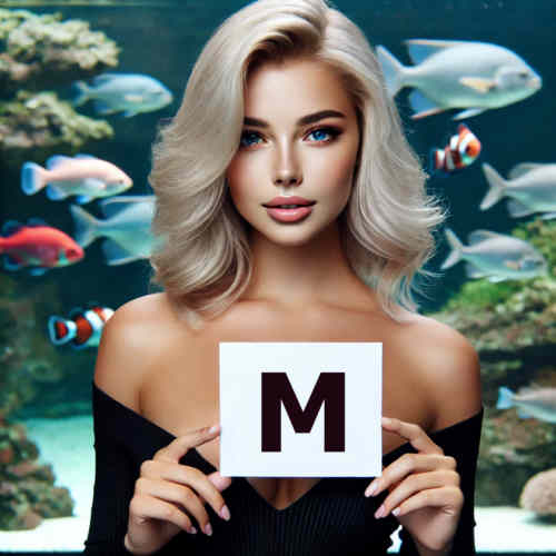 Fische mit M