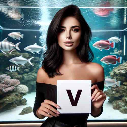 Fische mit V